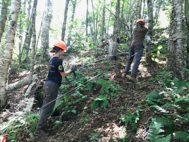 A Chance Encounter with Trail Maintainers in Maine ...